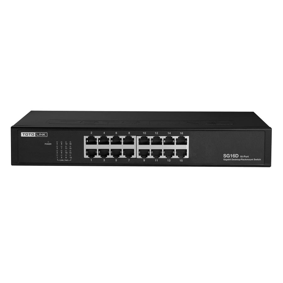 TotoLink SG16D - Switch 16 Cổng Tốc Độ Gigabit - Hàng Chính Hãng