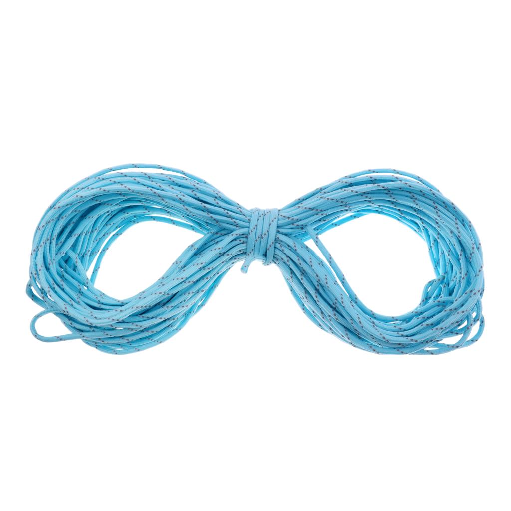 100FT 9 Core Strand Luminous Paracord Parachute Cord Reflective Rope - Choice of Color