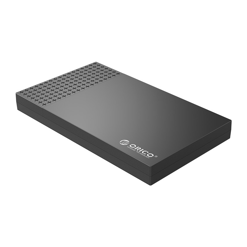 Hộp Đựng Ổ Cứng ORICO 2526C3-BK (Đen) 2.5&quot;&quot; SSD/HDD SATA 3 USB 3.1 Type-C Hàng Chính Hãng