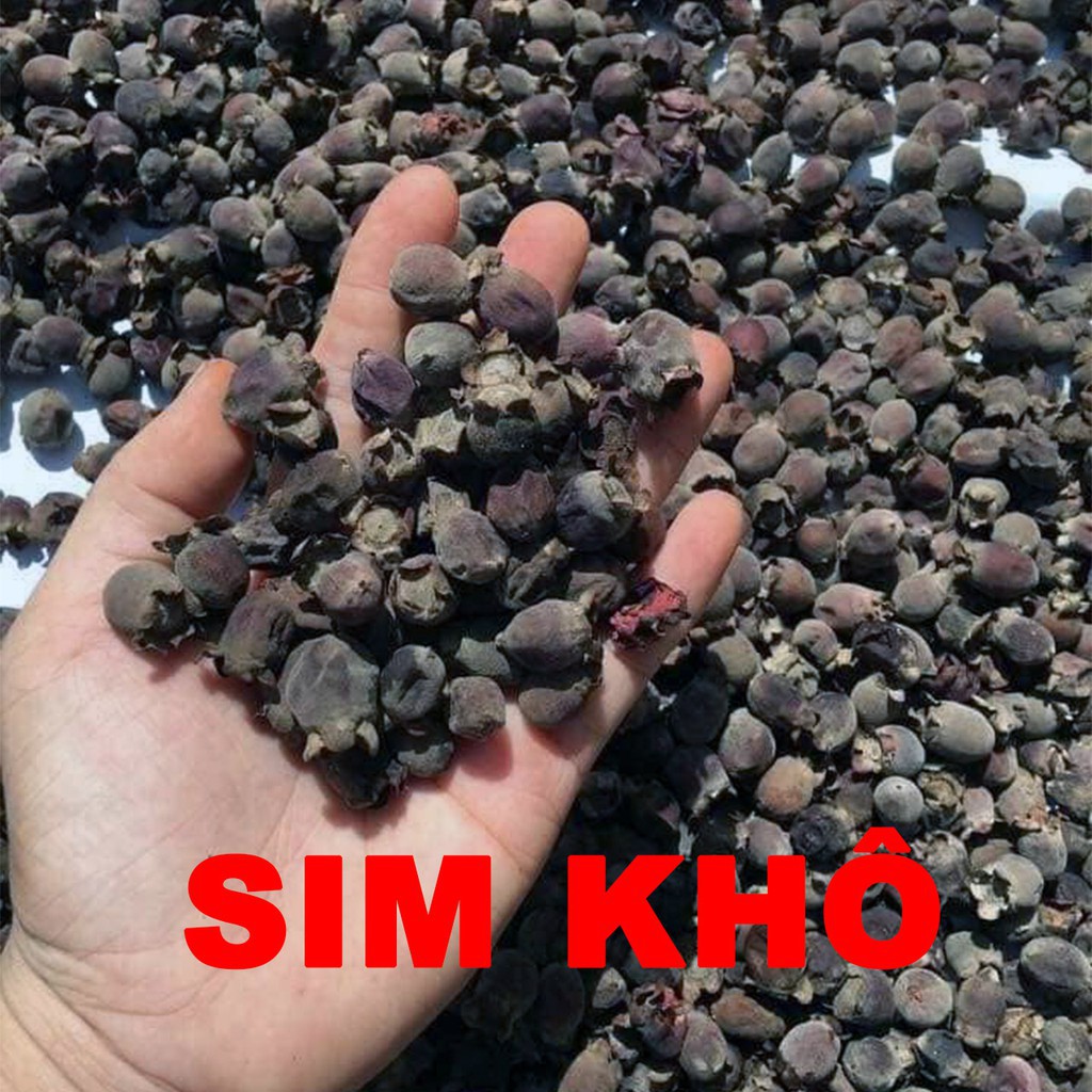 Đặc Sản Kon Tum - 1Kg Quả Sim Khô Loại Chín Thơm Đặc Sản Kon Tum Đóng Gói Hút Chân Không - OCOP 3 Sao