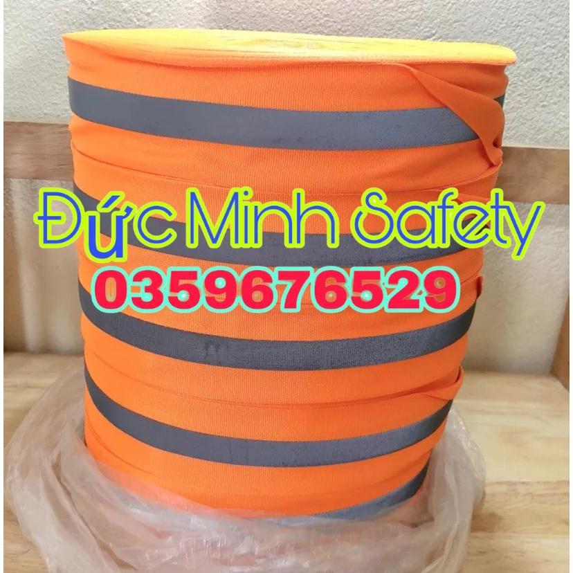 CUỘN DÂY PHẢN QUANG VẢI SỌC XÁM