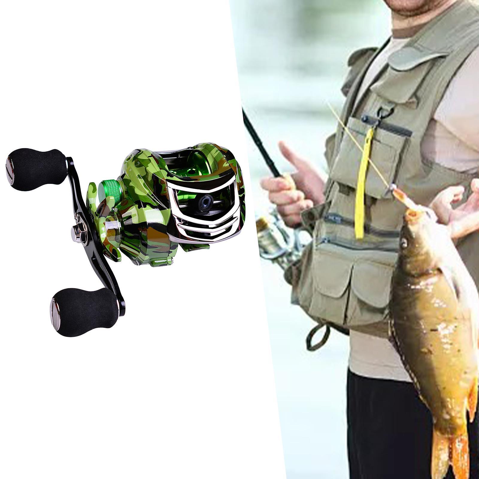 Baitcasting Reels 7:2:1 Fishing Reel 18+ Bearings for Salmon Catfish Right
