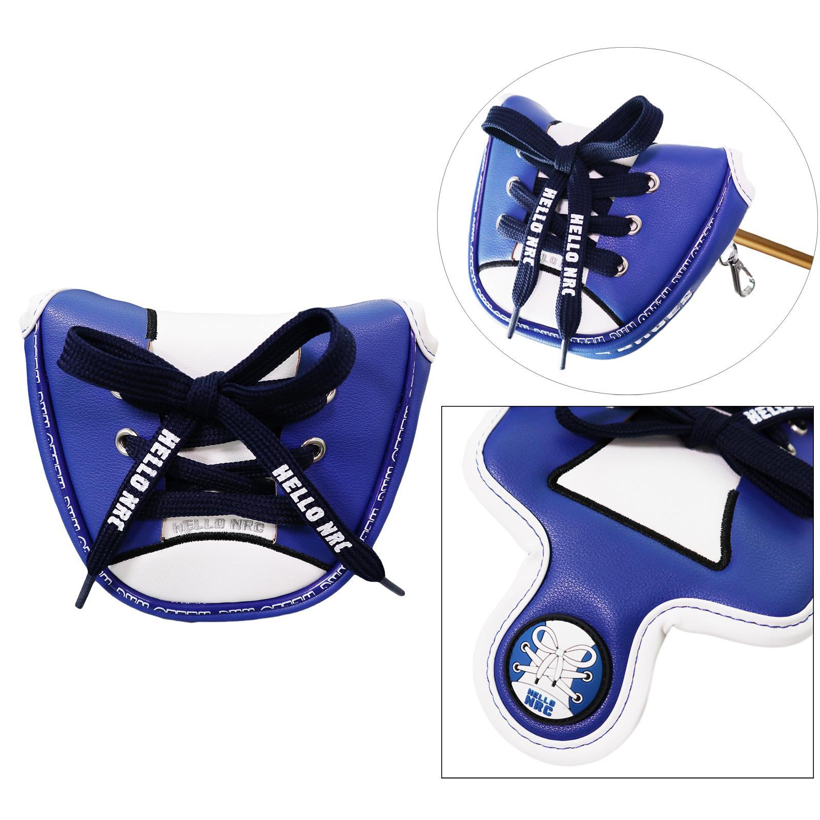 2 Pieces Golf Mallet Putter Head Cover