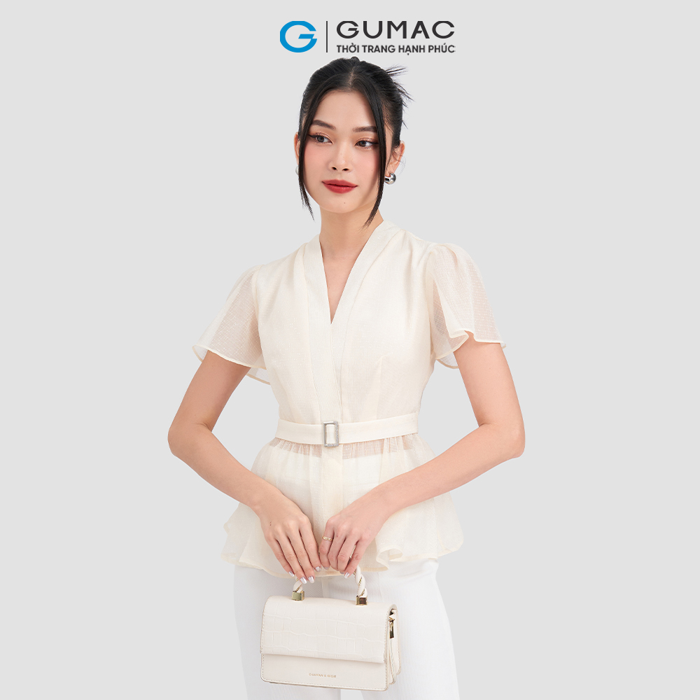 Áo peplum tay kiểu GUMAC AD03002