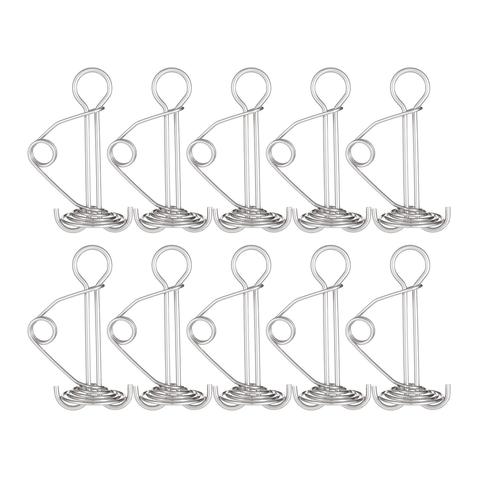 10Pack Deck Tie Down Peg Awning Tent Stakes Cord Adjuster Tensioner Outdoor