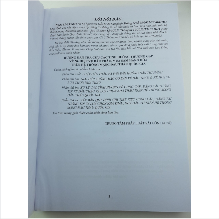 Sách Hướng Dẫn Tra Cứu Các Tình Huống Thường Gặp Về Nghiệp Vụ Đấu Thầu, Mua Sắm Hàng Hóa Trên Hệ Thống Mạng Đấu Thầu Quốc Gia - V2214D