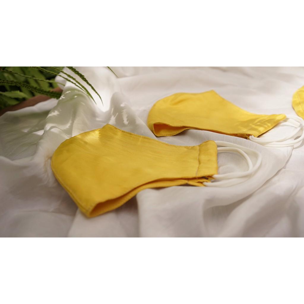 Combo 5 Khẩu Trang Lụa Việt Nam, Nhẹ, An Toàn, Thoáng Khí, Chống Bụi Hiệu Quả