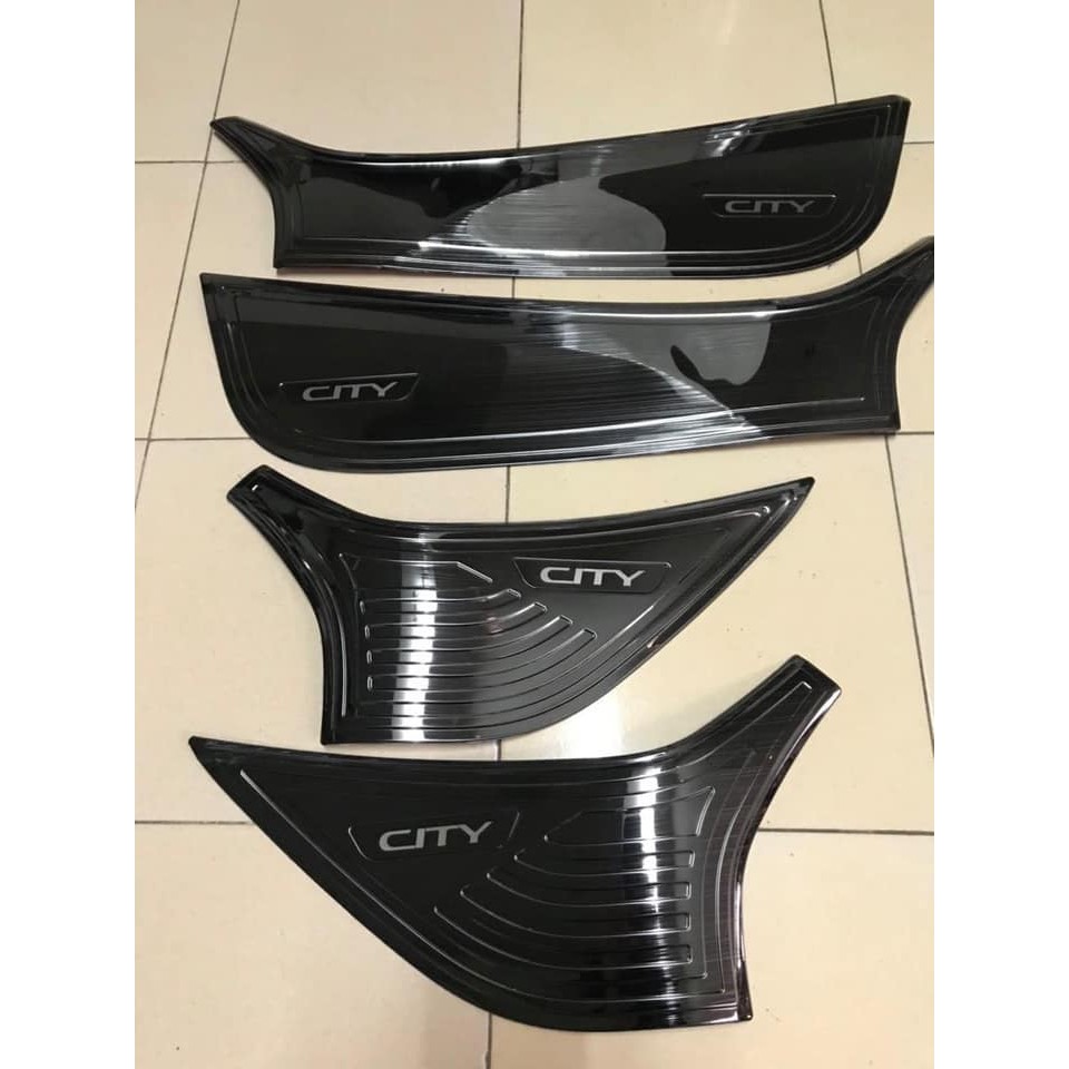 Ốp chống xước tapli cánh cửa Honda City 2016 2017 2018 2019 2020 Tặng kèm băng dính 3M