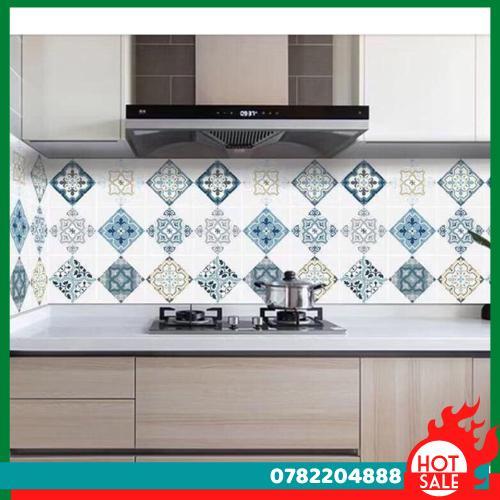 Giấy Decal Bếp Hoa Văn, Dán Tường Trang Trí, Dán Nhà Bếp - CH Hương Thị Miễn Phí Vận Chuyển