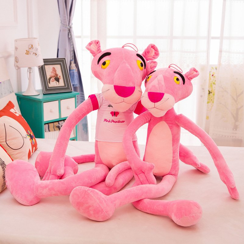 Gấu Bông Báo Hồng Pink Panther Dễ Thương (55cm---&gt;1m5) Hàng Xịn Cao Cấp, An Toàn Cho Người Sử Dụng