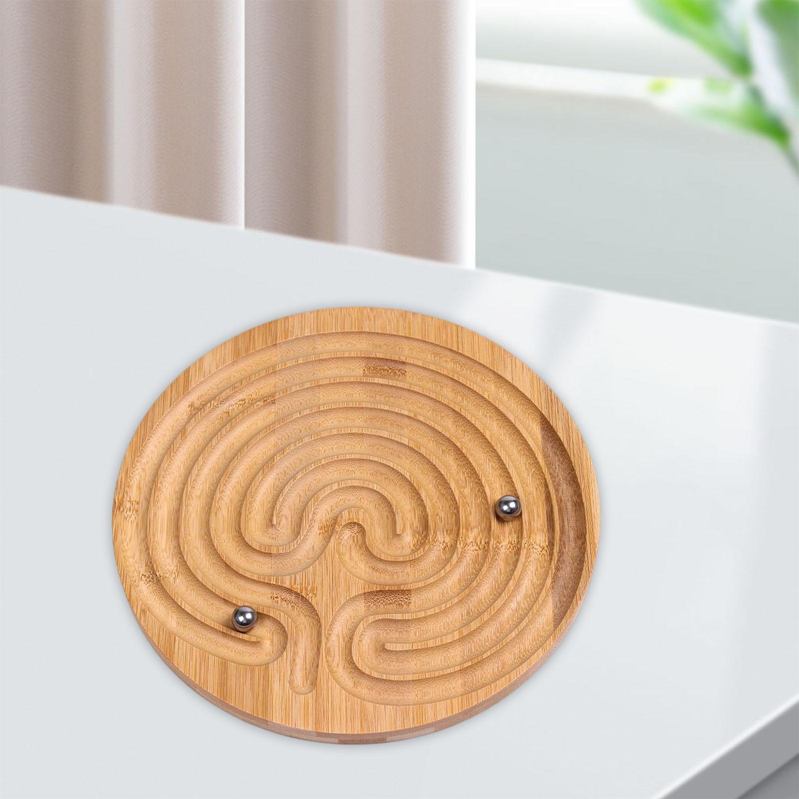 Wooden Labyrinth Game Educational Learning Toy for Children Kids Toddler
