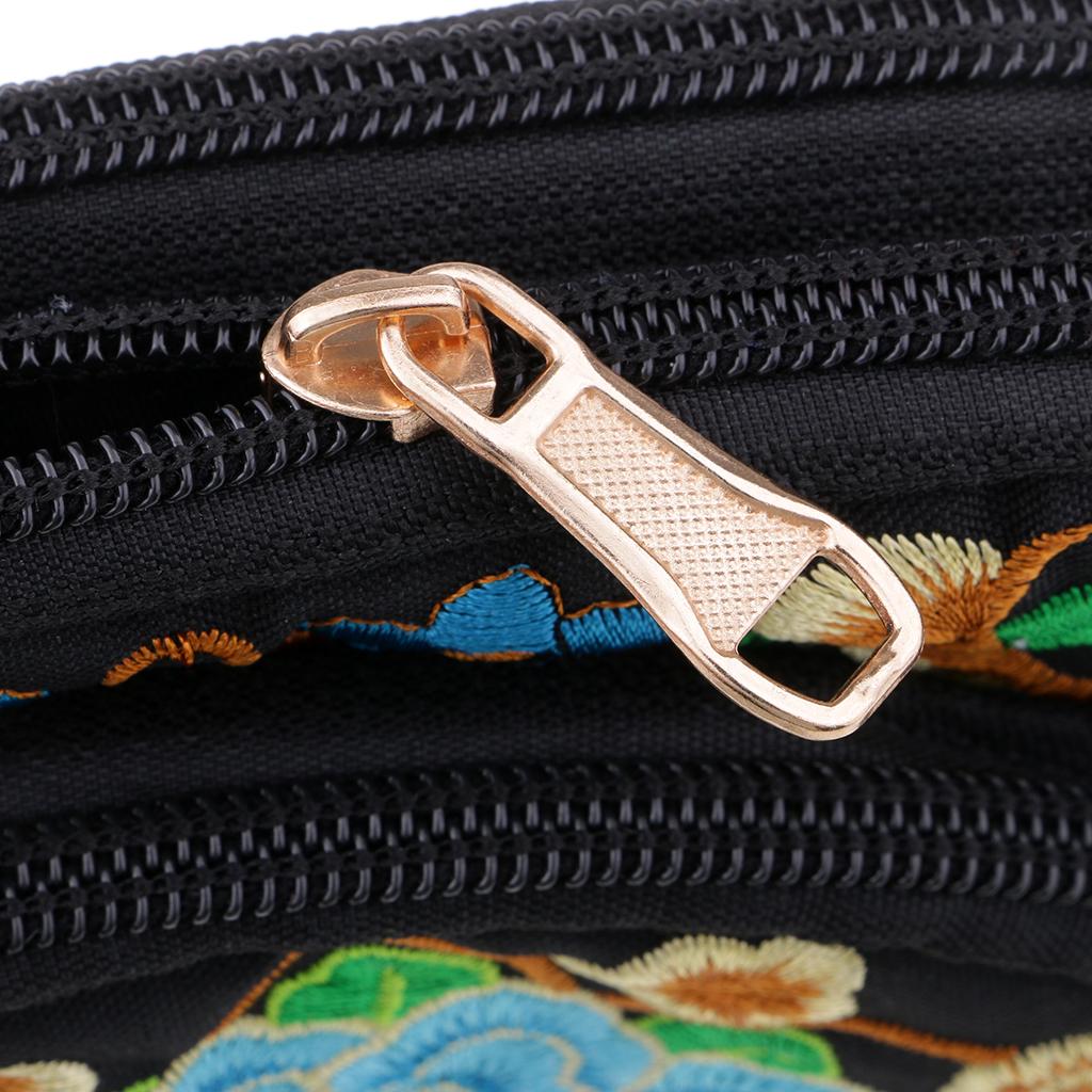 Fashion Ladies Embroidery Canvas Polyester Cotton Crossbody Bag Shoulder Bag Shoulder Bag Travel Bag