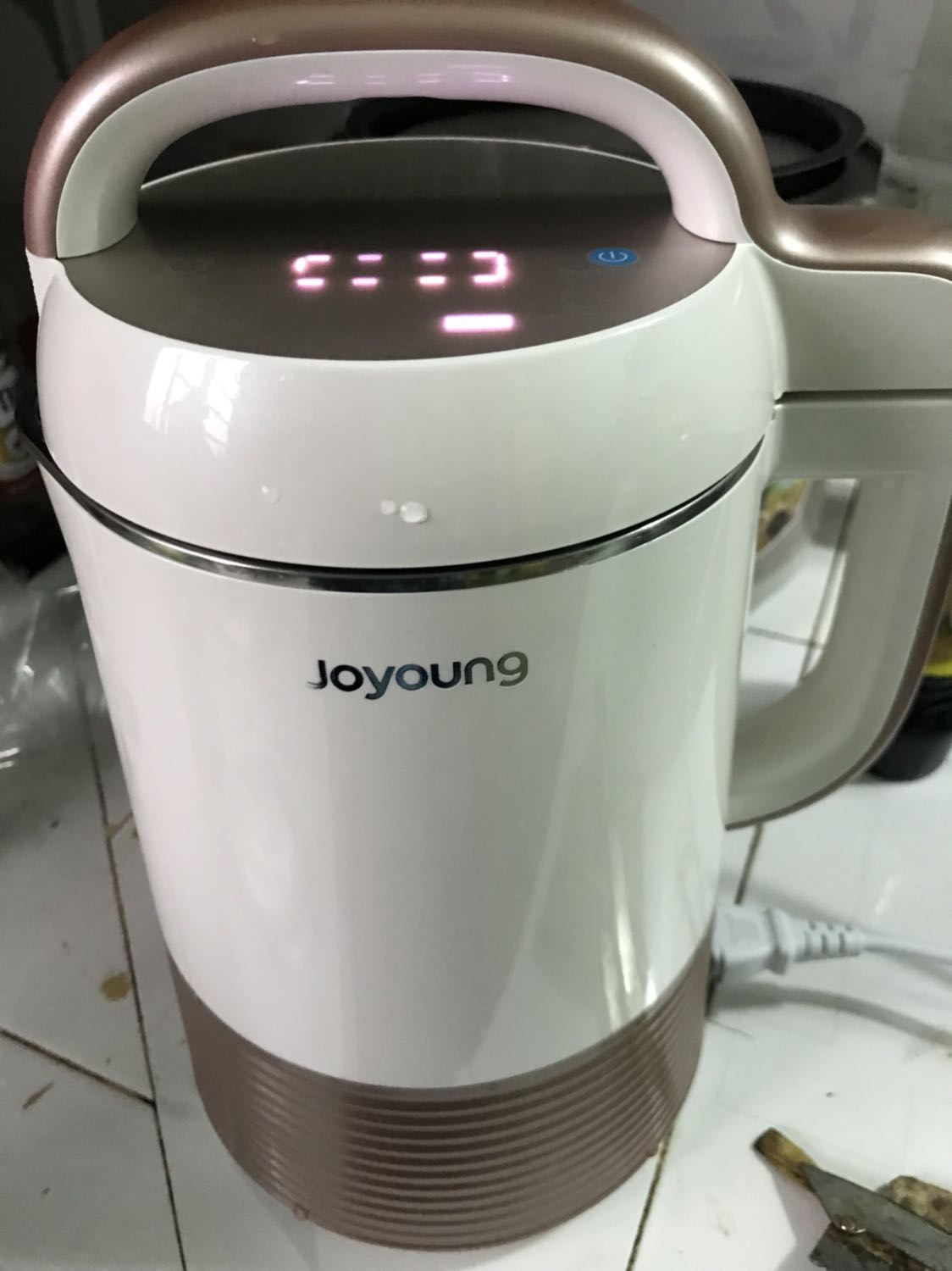 Máy Làm Sữa Đậu Nành 1000W Inox 304 Joyoung Đa Năng Làm Sữa Hạt Ngũ Cốc Xay Sinh Tố Ép Trái Cây Nấu Cháo Loãng-Hàng Chính Hãng