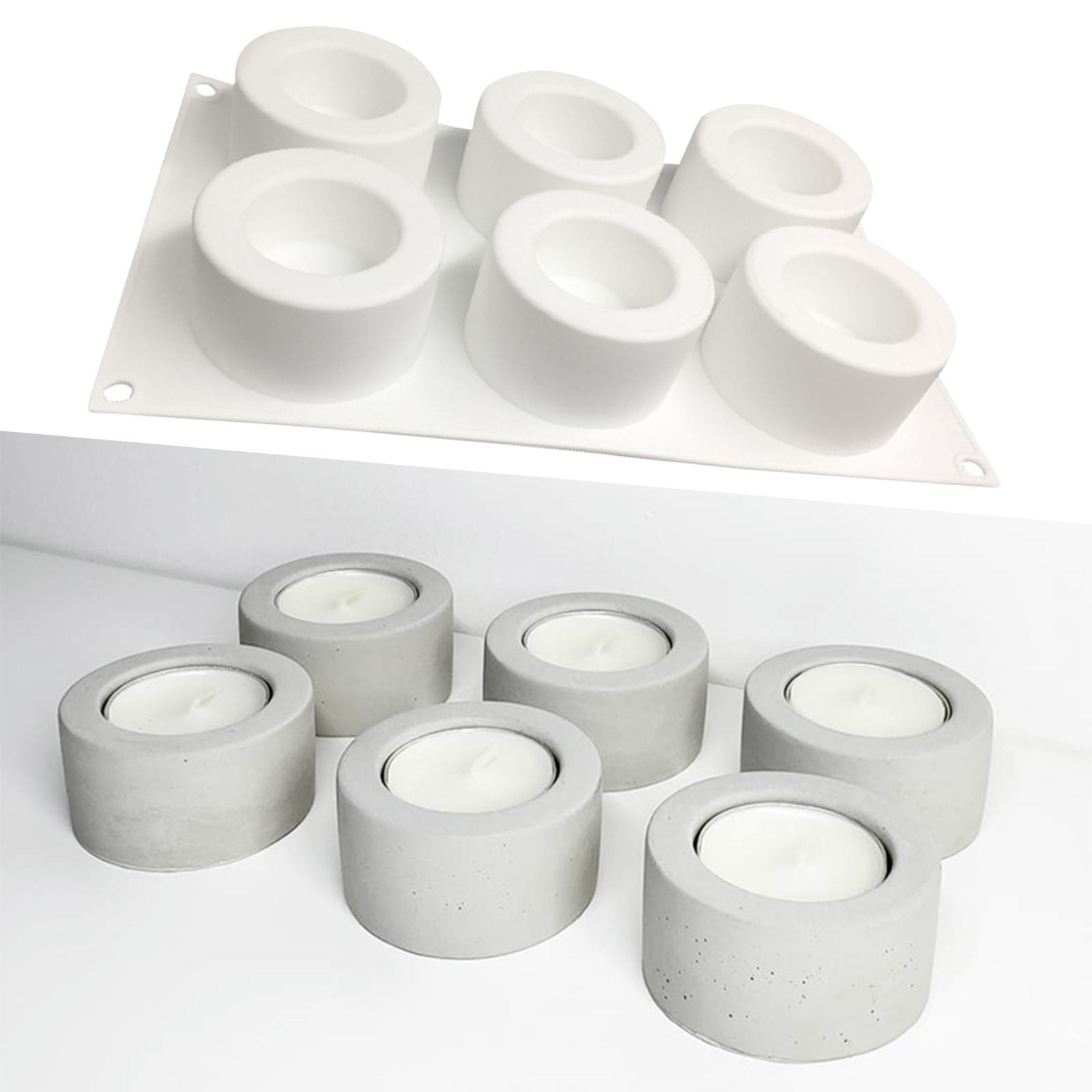 Cake Silicone Pan DIY 6 Hole Cake Making Pan for Kids and Adults Family