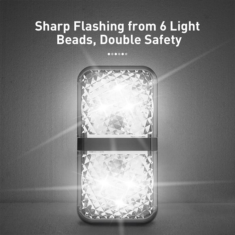 Đèn Cảnh Báo Mở Cửa Tự Động Dùng Cho Xe Ô Tô Door Open Warning Light（2pcs/pack) - Hàng Chính Hãng Baseus