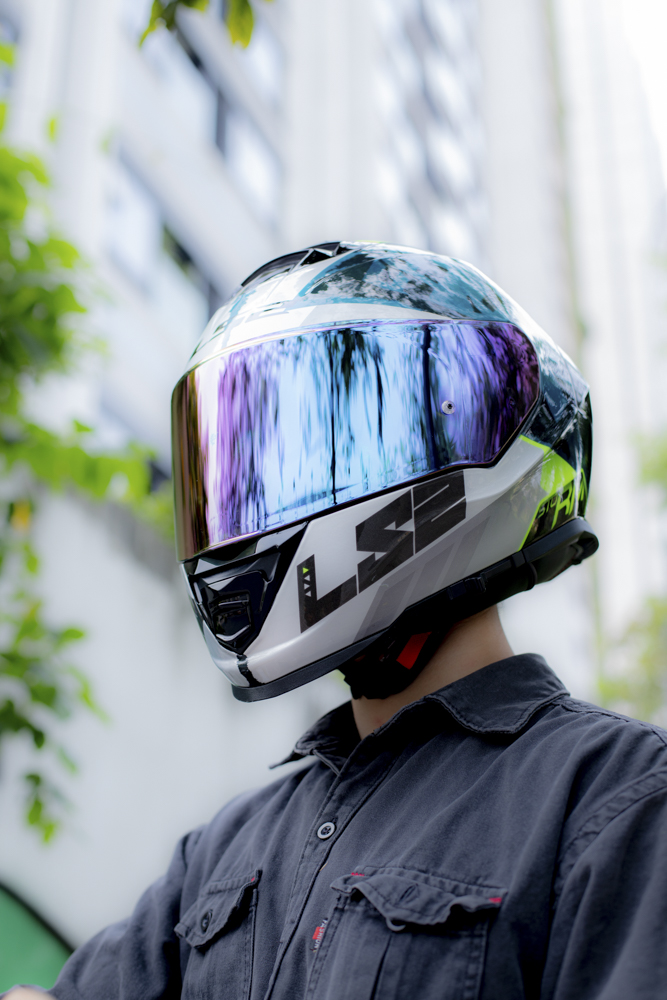 MŨ BẢO HIỂM FULLFACE HAI KÍNH LS2 FF800 STORM - GARA20