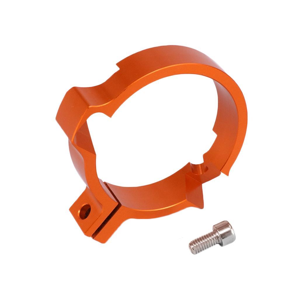 Heavy Duty Stainless Steel Motorcycle Silencer Exhaust Clamp Clip, 72mm, Orange