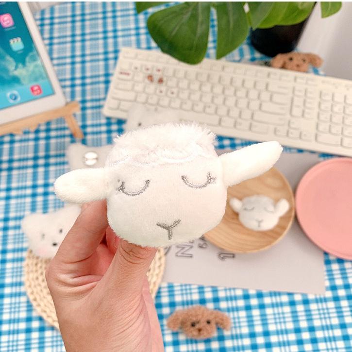 Pin Cài Áo, Balo, Túi Xách bằng bông , Thú Bông Hoạt Hình Dễ Thương  PK648