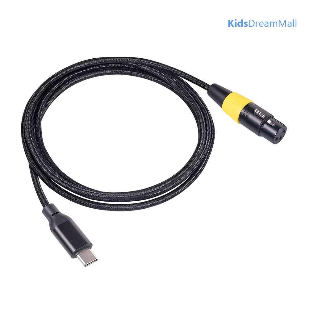 Mới Cáp Chuyển Đổi Từ Đầu Type-C USB 2.0 Sang XLR 3 Pin