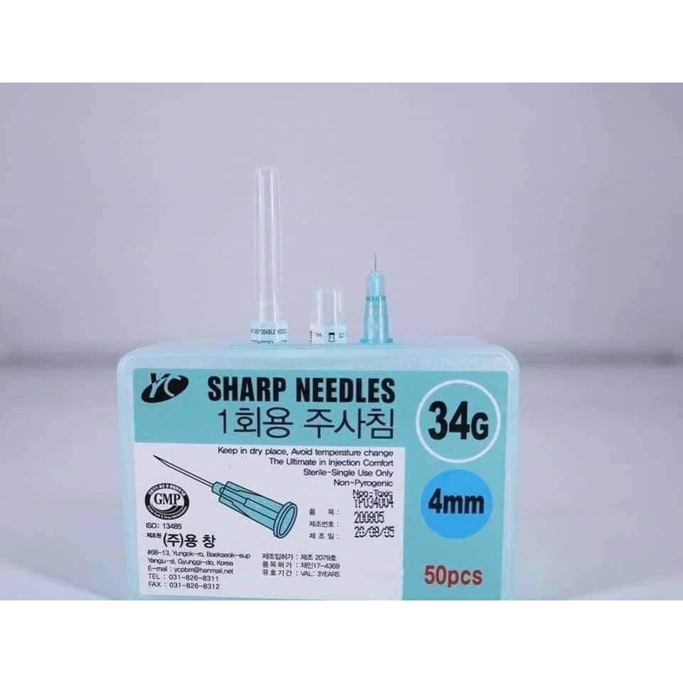 Kim Meso, Đưa Dưỡng Chất Căng Bóng Da ,Kim 34G Kim 32G Chuẩn Y Khoa