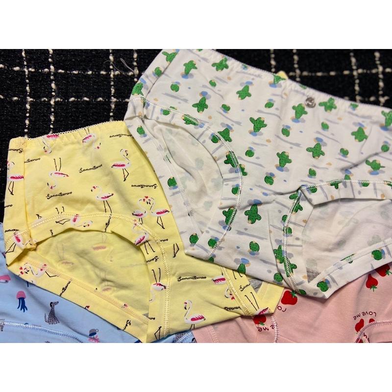 Set 4 quần lót cotton hoạ tiết siêu dễ thương