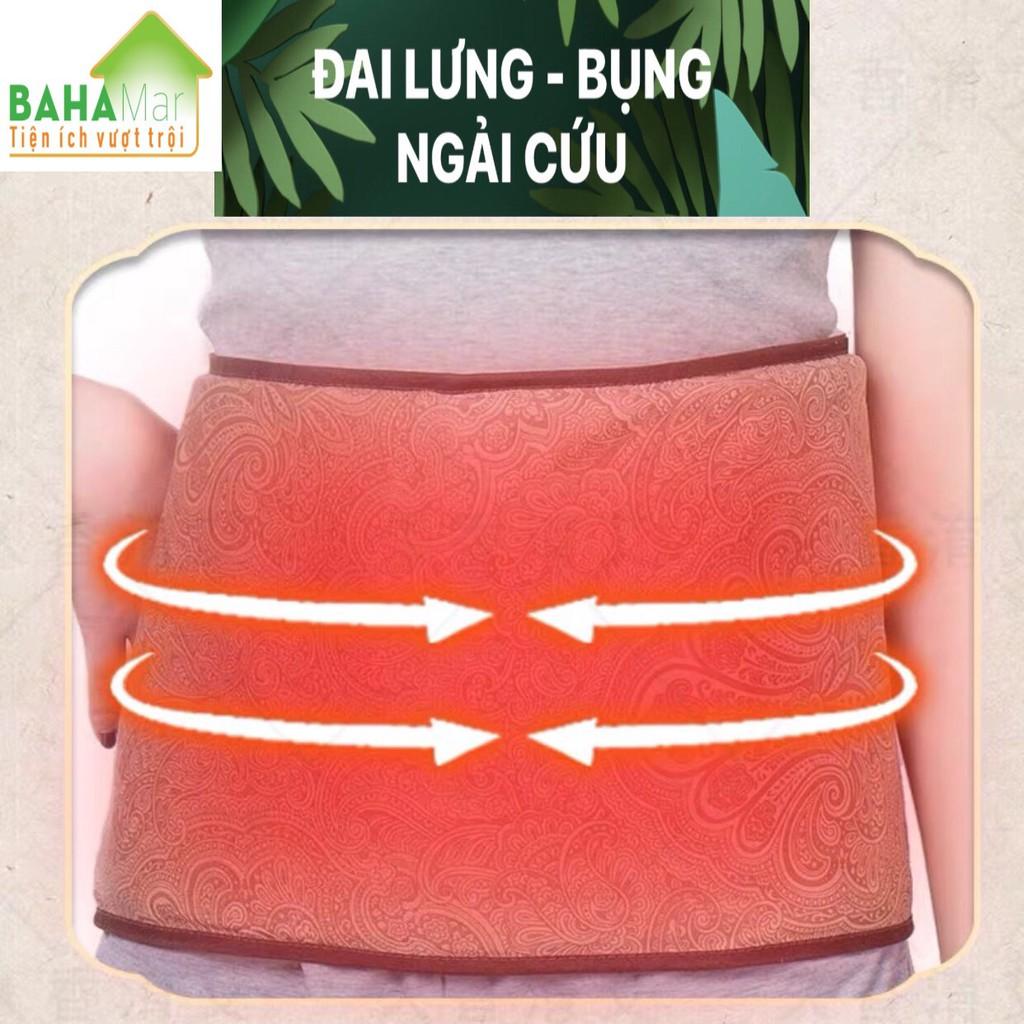 ĐAI ĐEO LƯNG BỤNG NGẢI CỨU "BAHAMAR" rất tốt cho ai hay bị lạnh bụng, đau thắt lưng, chướng bụng đầy hơi...