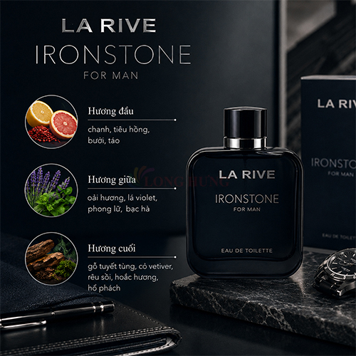 Nước hoa La Rive Ironstone For Man (100ml) - Hàng chính hãng