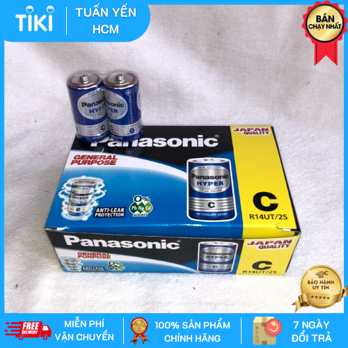 Hộp pin gồm 12 vỉ pin Hyper Panasonic R14UT/2S