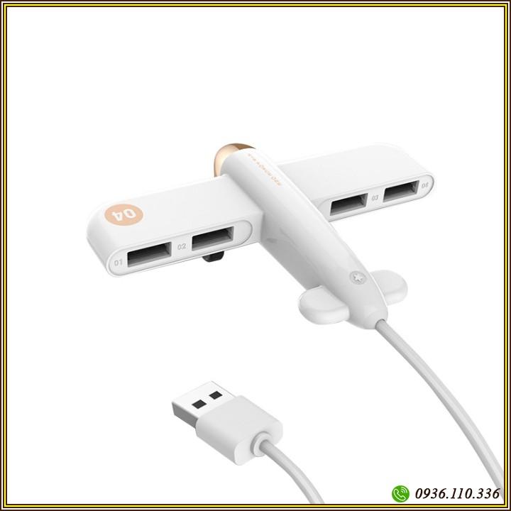 Hub chia 4 USB truyền dữ liệu hình máy bay RE0193