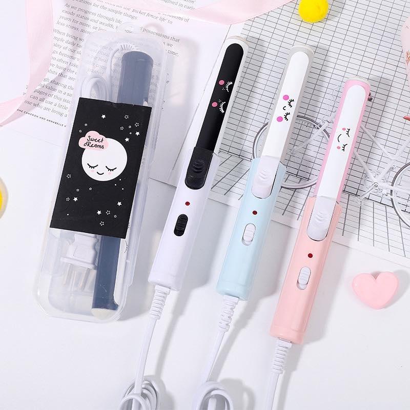 MÁY UỐN TÓC XOĂN MINI TẠO KIỂU CẦM TAY NHỎ GỌN TIỆN LỢI MANG THEO ĐI DU LỊCH , CÔNG TÁC - MÁY CÚP TÓC UÔN LỌN KÈM HỘP