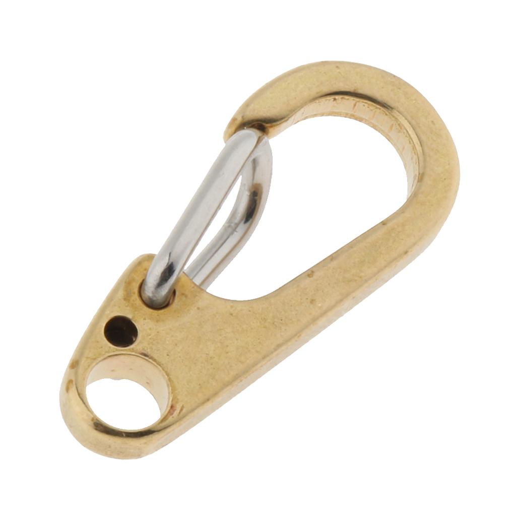 Quickdraw Spring Snap Clip Hook Key Carabiner Keychain Hanging Buckle Clasps