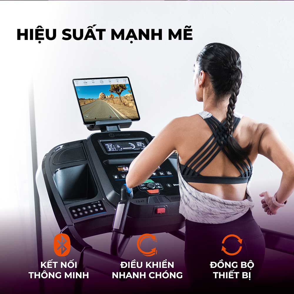Máy Chạy Bộ Điện Mỹ HORIZON 7.0AT-24