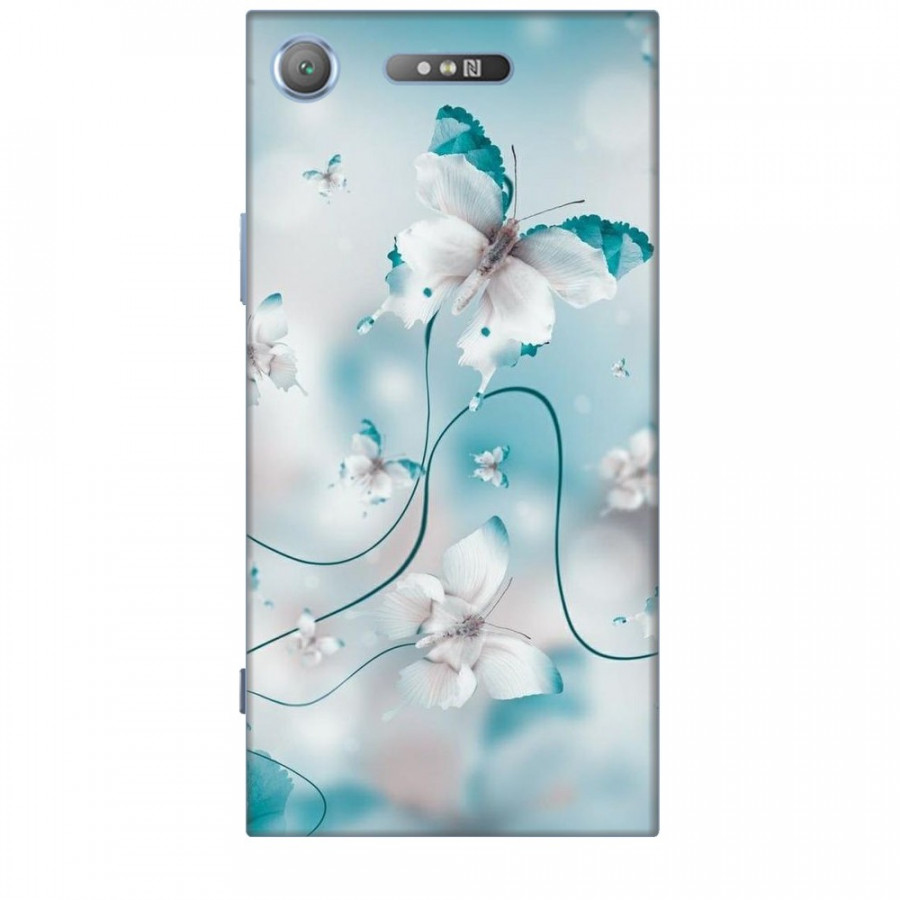 Ốp lưng dành cho điện thoại SONY XZ1 Cánh Bướm Xanh Mẫu 1
