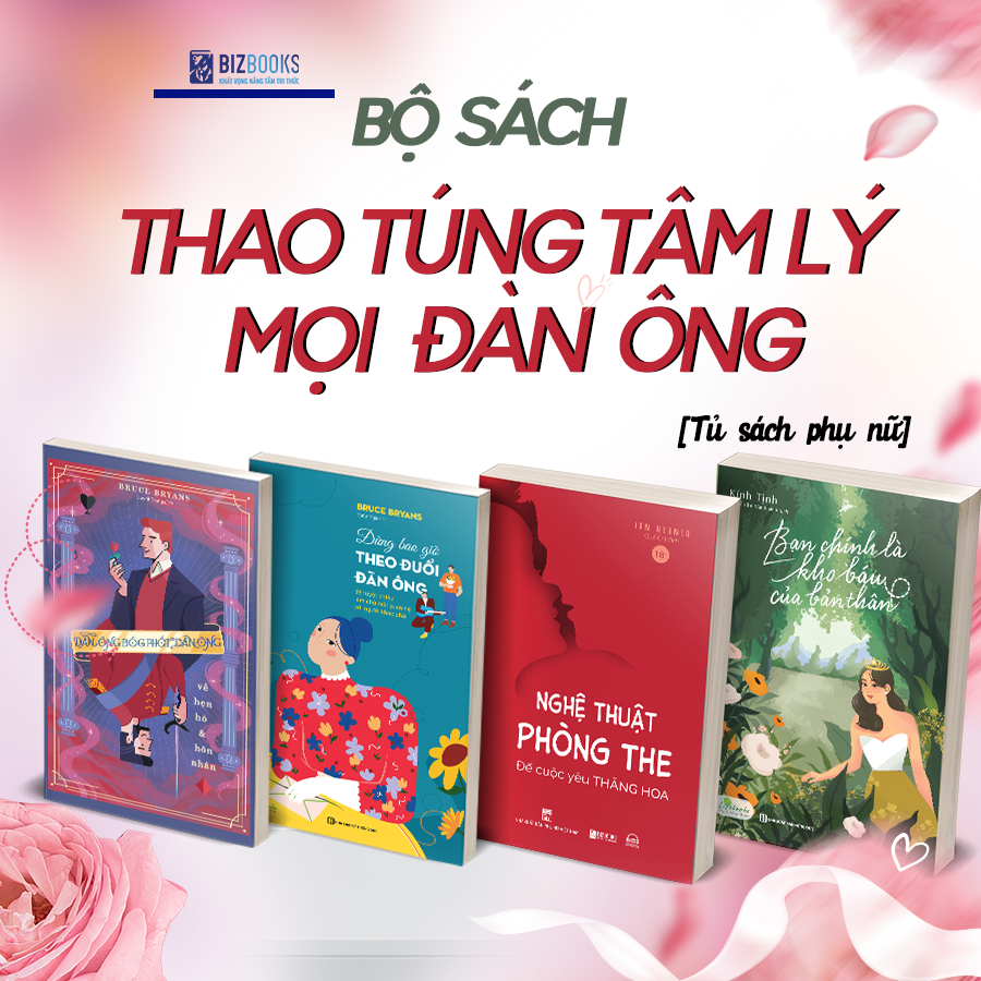 Sách Hay Thao Túng Tâm Lý Đàn Ông - Bí Mật Chỉ Dành Riêng Cho Phụ Nữ Khí Chất Bộ 4 Cuốn