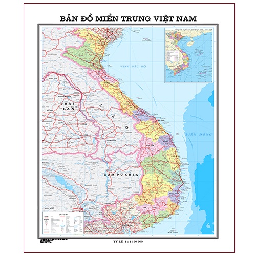 Bản Đồ Hành Chính Miền Trung