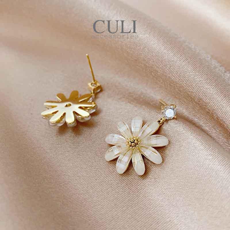 Hình ảnh Khuyên tai hình hoa cúc xinh xắn HT663 - Culi accessories