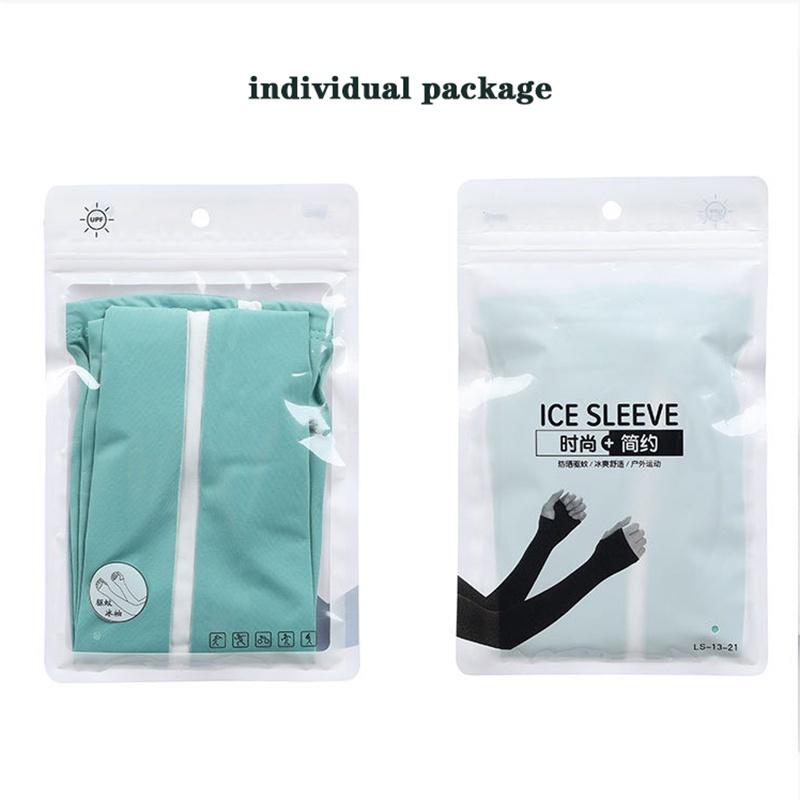 Set 2 Găng Tay Chống Nắng Bằng Lụa Mát Tiện Dụng Khi Chơi Thể Thao