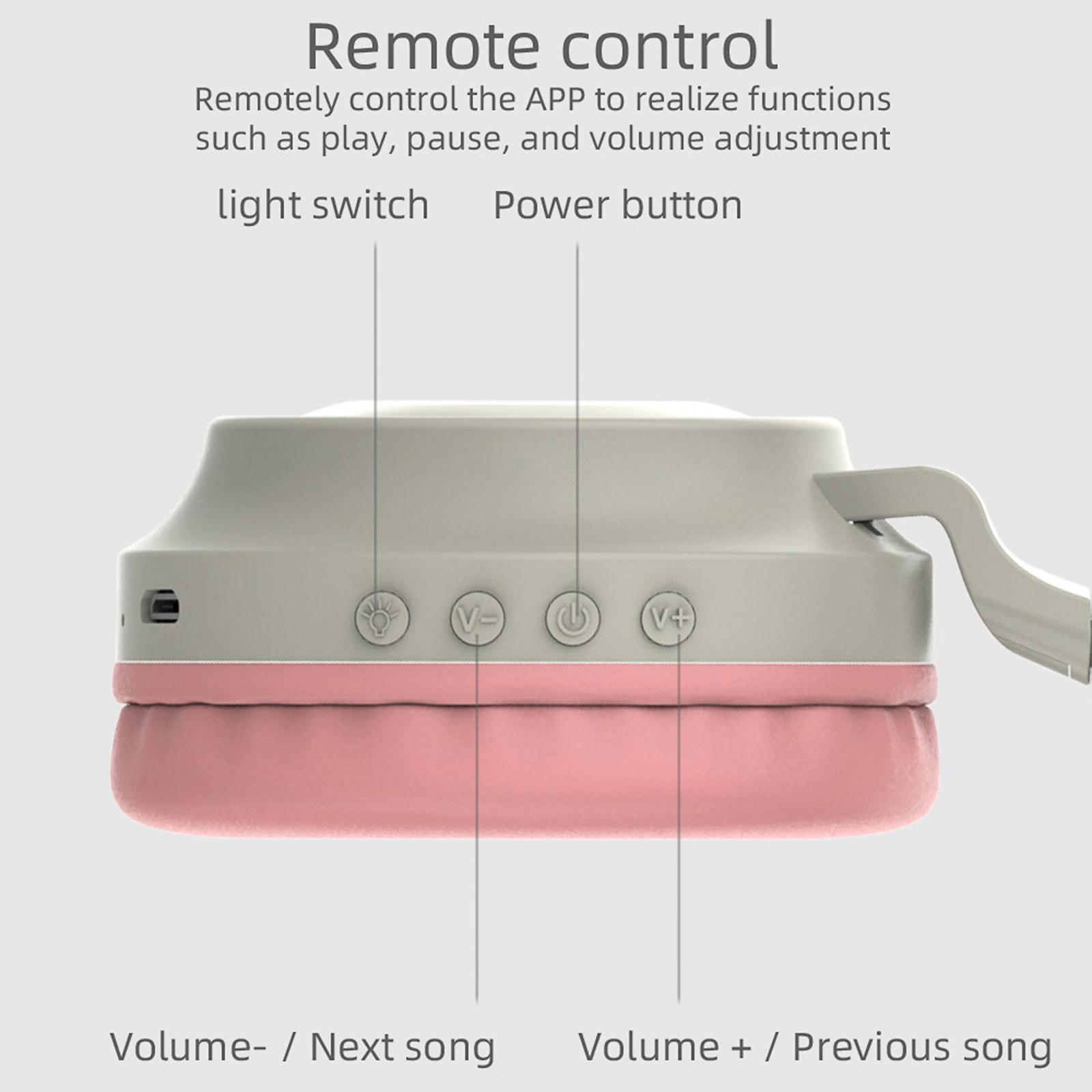Tai nghe Bluetooth không dây ZW-028 tai mèo phát sáng