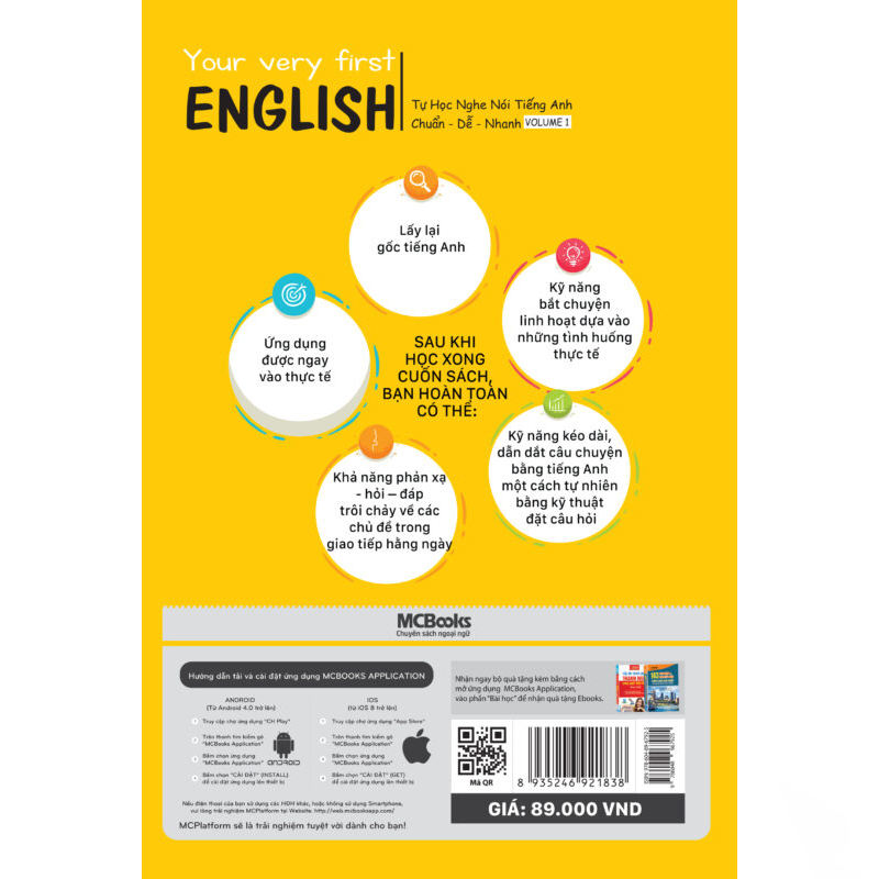 YOUR VERY FIRST ENGLISH - Tự Học NGHE NÓI Tiếng Anh CHUẨN - DỄ - NHANH VOLUME 1