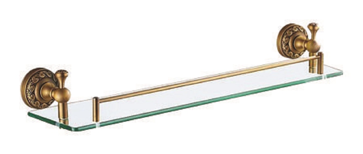 Kệ để mỹ phẩm phòng tắm bằng đồng EVEREST EV-4033