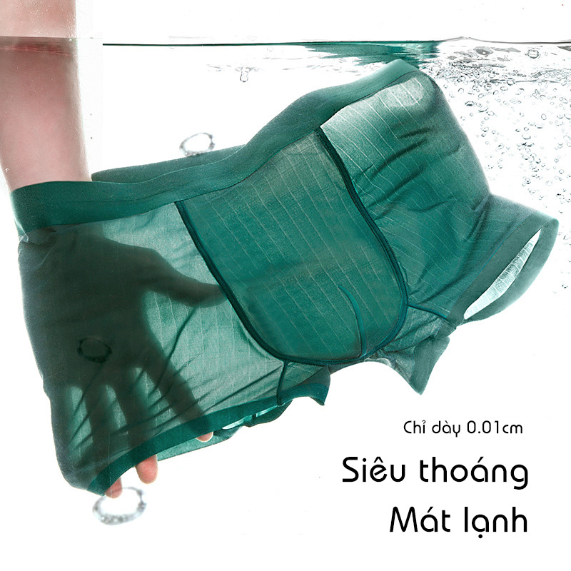 Sịp đùi- Quần lót nam boxer băng lụa kháng khuẩn siêu thoáng khí K118