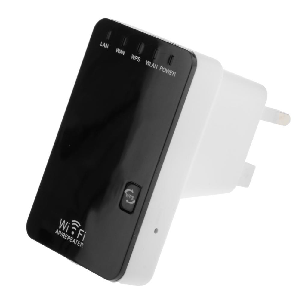 Wifi 300Mbps Wireless-N 802.11n/g/b AP Router Extender UK Plug