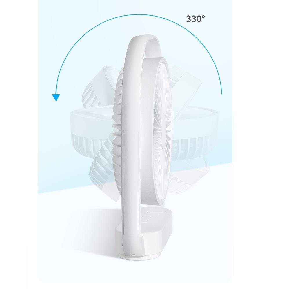Quạt Để Bàn 6 inch Sạc USB Tiện Lợi
