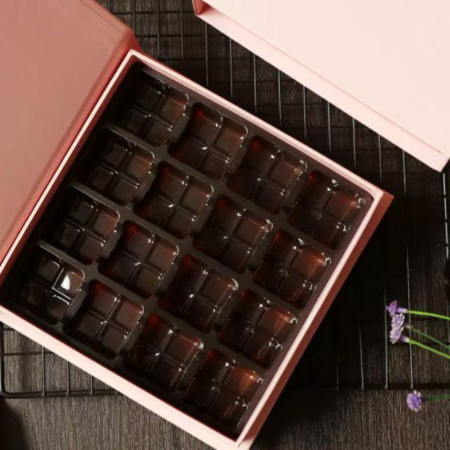 BX05-Hộp đựng socola hồng _ xanh 16v