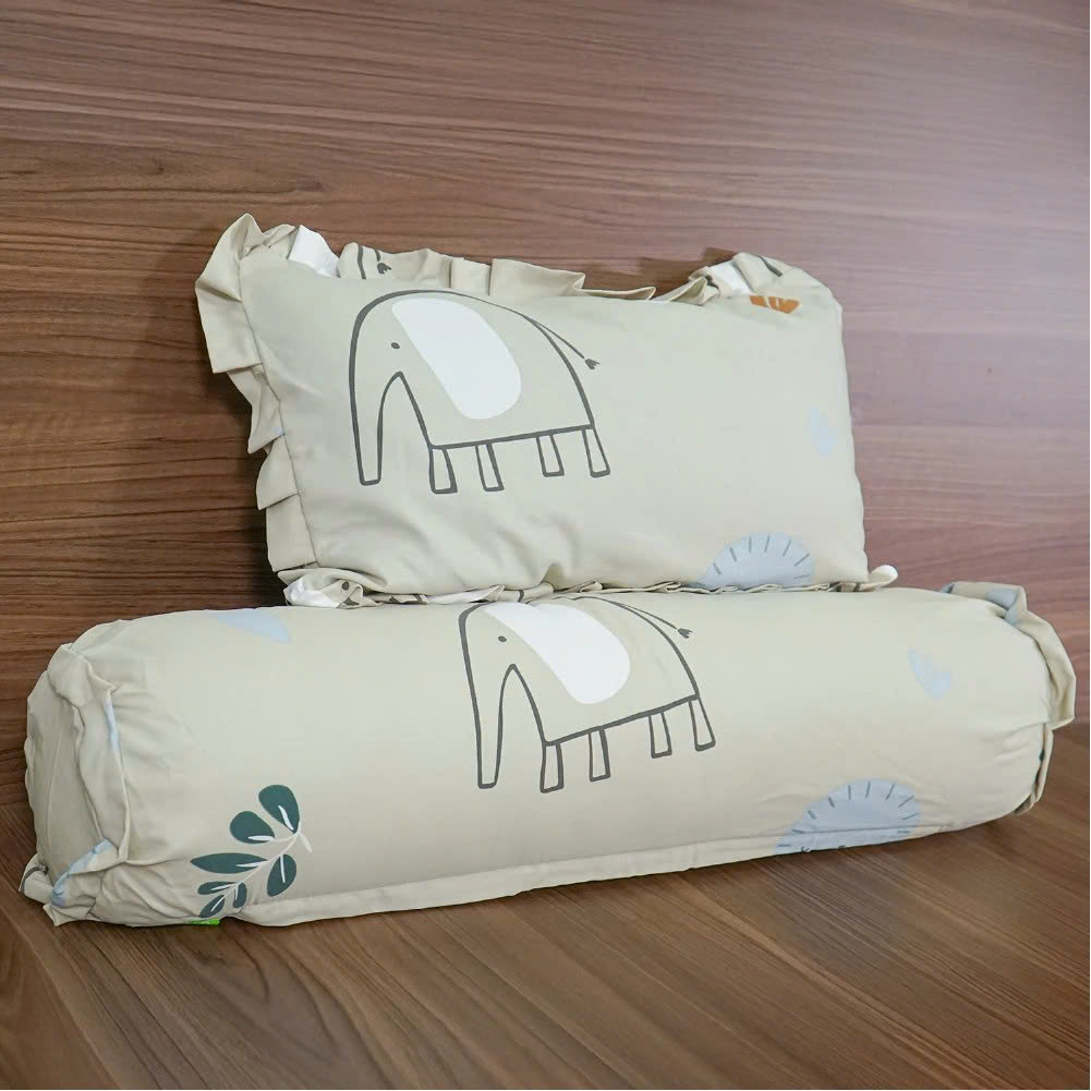 Gối lông vũ nhân tạo em bé TATANA + Tặng áo gối ( Màu ngẫu nhiên )