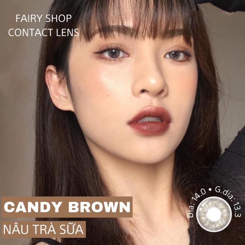 Kính Áp tròng Candy Brown Nâu Trà Sữa - FAIRY SHOP CONTACT LENS