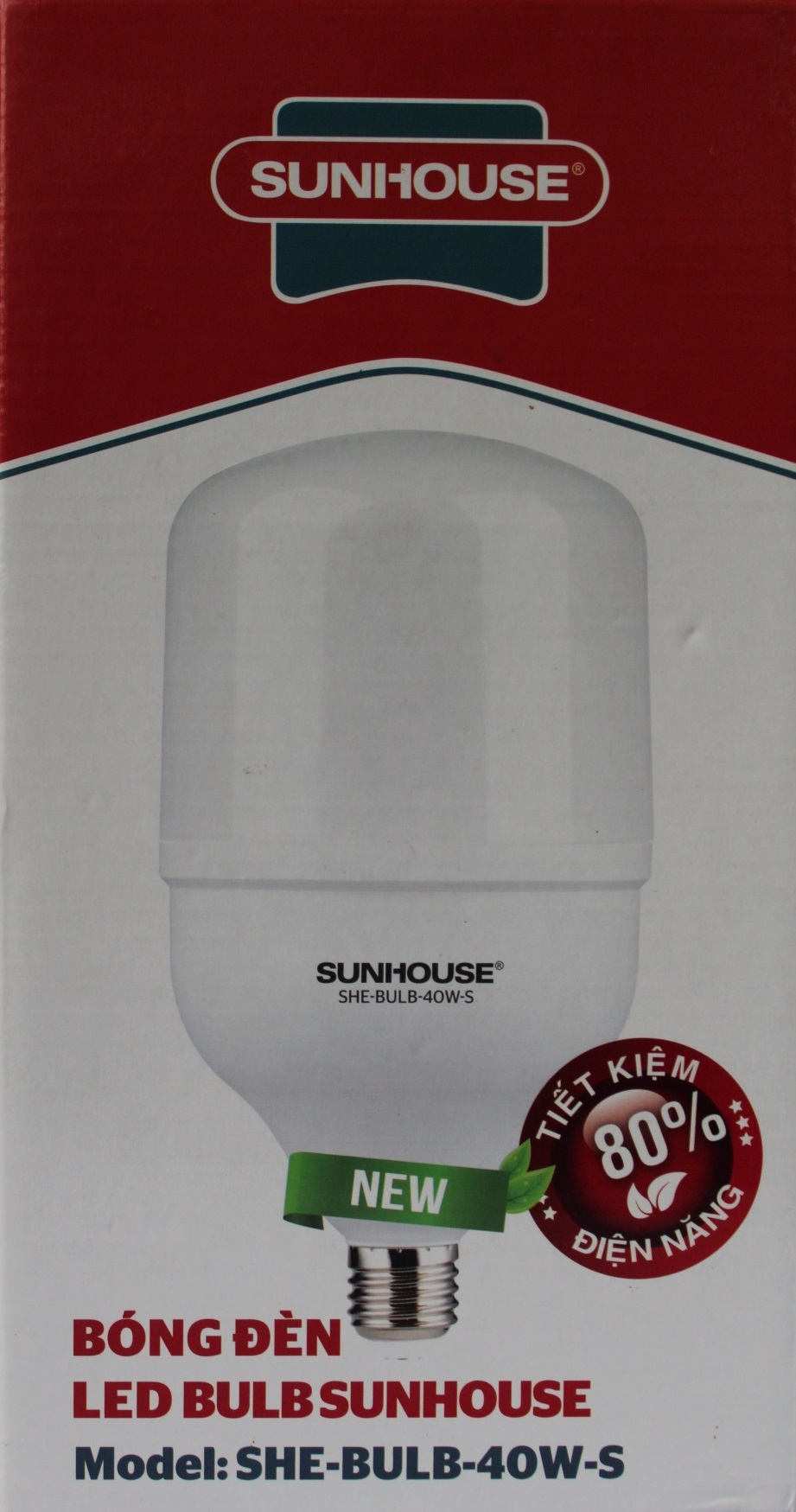 Bóng Đèn Led Bulb Công Suất Lớn Sunhouse SHE-BULB-40W-S - Chính Hãng