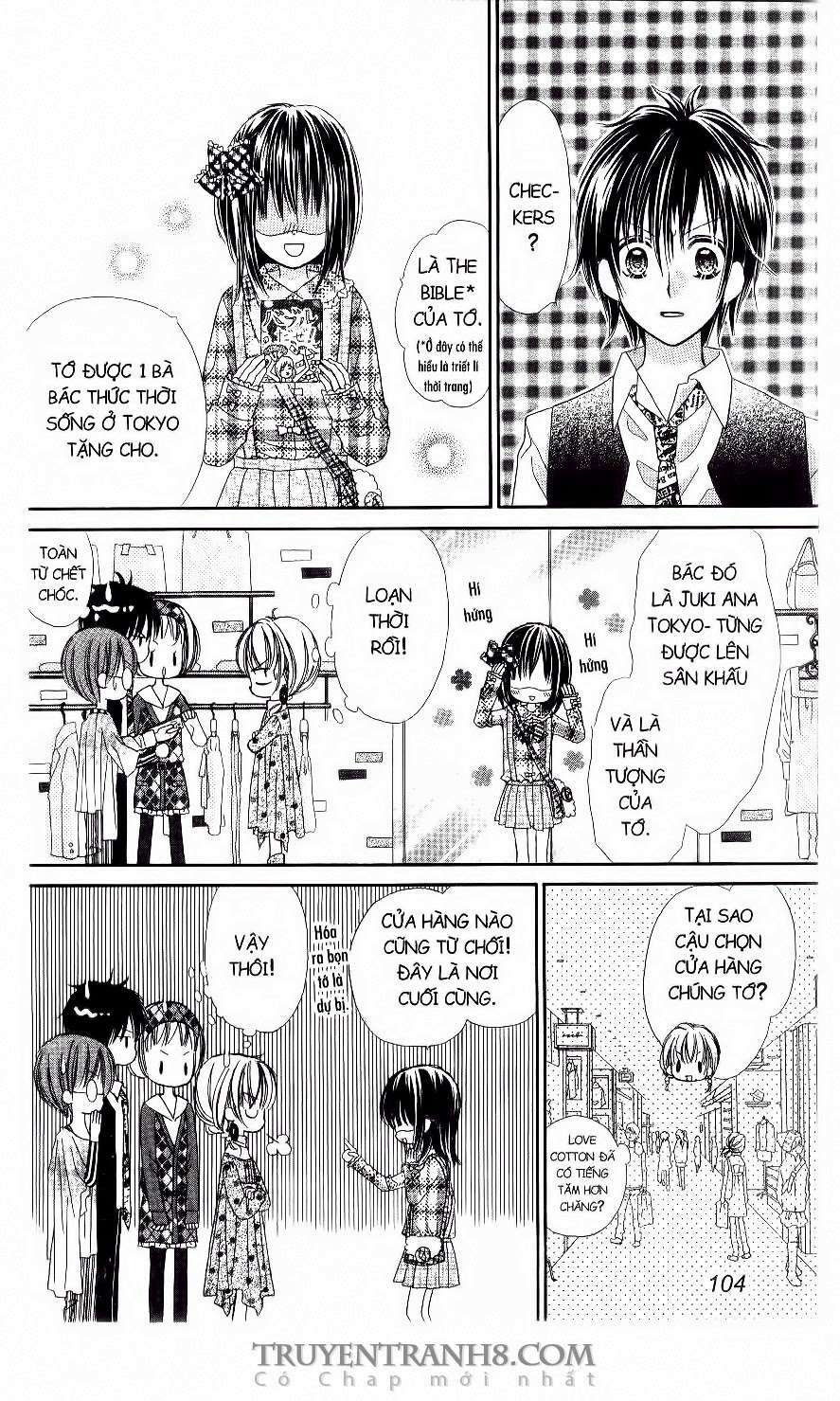 tiệm thời trang, love cotton chapter 16 17
