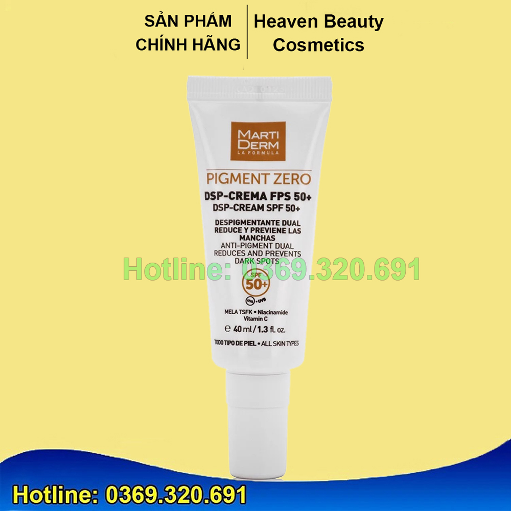 Kem dưỡng Martiderm làm sáng da, mờ sắc tố Martiderm pigment zero dsp renovation cream