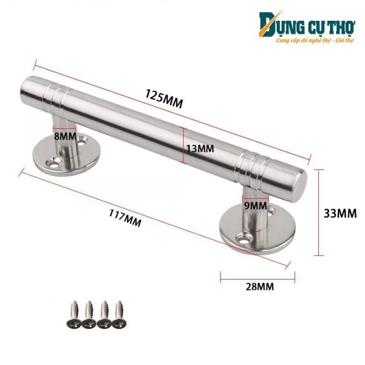 Tay Nắm Inox Cho Cửa Tủ Bếp, Tủ Áo, Ngăn Kéo - Hàng Dày Đặc - Kiểu 1